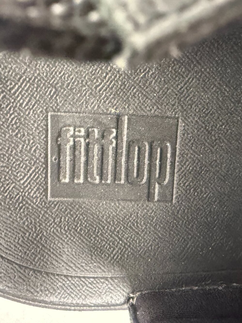 Fitflop Black Sandals Surff Two-Tone Webbing Platform Sz 9 - Picture 2 of 6